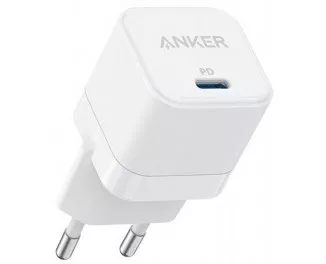Сетевое зарядное устройство Anker PowerPort III 20W Cube White (A2149G21)