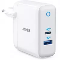 Мережевий зарядний пристрій Anker PowerPort + Atom III 45W USB-C+15W USB-A (A2322G21) White