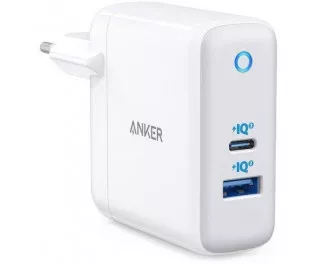 Сетевое зарядное устройство Anker PowerPort + Atom III 45W USB-C+15W USB-A (A2322G21) White
