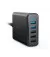 Сетевое зарядное устройство Anker PowerPort Speed 5 63W (2xQC3.0+3xUSB) (A2054L11) Black