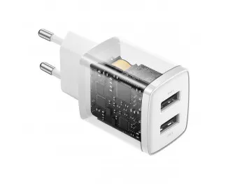 Сетевое зарядное устройство Baseus Compact Charger 2U 10.5W (CCXJ010202) White