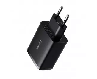 Сетевое зарядное устройство Baseus Compact Charger 3U 17W (CCXJ020101) Black