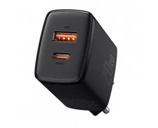 Сетевое зарядное устройство Baseus Compact Quick Charger U+С 20W (CCXJ-B01) Black