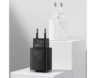 Сетевое зарядное устройство Baseus Compact Quick Charger U+С 20W (CCXJ-B01) Black