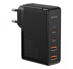 Сетевое зарядное устройство Baseus GaN2 Pro Quick Charger 2C+2U 100W (CCGAN2P-L01) Black