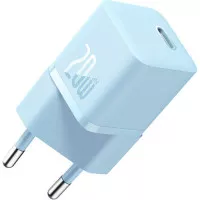 Зарядний пристрій Baseus GaN5 Fast Charger Mini 1C 20W (CCGN050103) EU Blue