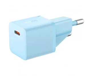 Сетевое зарядное устройство Baseus GaN5 Fast Charger Mini 1C 20W (CCGN050103) EU Blue