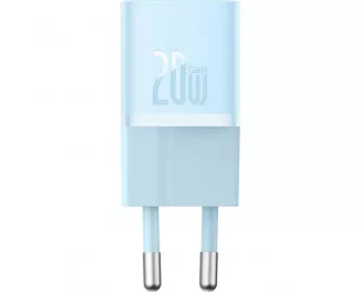Сетевое зарядное устройство Baseus GaN5 Fast Charger Mini 1C 20W (CCGN050103) EU Blue