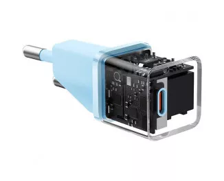 Сетевое зарядное устройство Baseus GaN5 Fast Charger Mini 1C 20W (CCGN050103) EU Blue