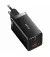 Мережевий зарядний пристрій Baseus GaN5 Pro 2C+U 65W EU (CCGP120201) Black