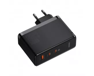 Мережевий зарядний пристрій Baseus GaN5 Pro Digital Fast Charger 2C+U 160W EU (P10110825113-00) Cluster Black