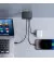 Мережевий зарядний пристрій Baseus GaN5 Pro Digital Fast Charger 2C+U 160W EU (P10110825113-00) Cluster Black
