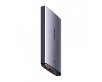Мережевий зарядний пристрій Baseus GaN5 Pro Ultra-Slim C+U 65W (CCGP150113) Gray
