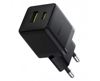 Сетевое зарядное устройство Baseus Palm Fast Charger 30W EU Cluster Black Mini USB-C to USB-C cable (P1011160A113-01)