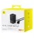 Сетевое зарядное устройство Baseus PowerCombo Tower Digital PowerStrip 3AC+2U+2C 35W with 1.5m Power Cord EU Cluster Black (E00023606113-00)