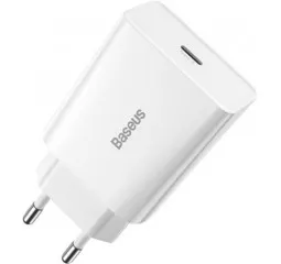 Сетевое зарядное устройство Baseus Speed Mini Quick Charger 1C 20W (CCFS-SN02) White