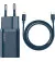 Сетевое зарядное устройство Baseus Super Si Quick Charger 1C 20W + кабель USB C-Lightning 1.0m (TZCCSUP-B03) Blue