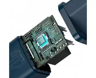 Сетевое зарядное устройство Baseus Super Si Quick Charger 1C 20W + кабель USB C-Lightning 1.0m (TZCCSUP-B03) Blue