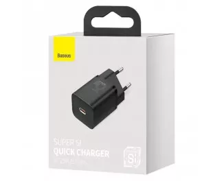 Сетевое зарядное устройство Baseus Super Si Quick Charger 1C 25W (CCSP020101) Black