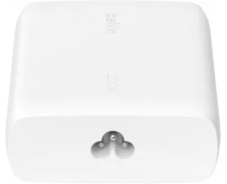 Сетевое зарядное устройство Belkin 200W 4хUSB-С GAN PD PPS White (WCH015VFWH)