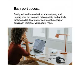Сетевое зарядное устройство Belkin BoostCharge Pro 4-Port GaN Charger 108W White (WCH010vfWH)