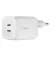 Мережевий зарядний пристрій Belkin BoostCharge Pro Dual USB-C GaN Wall Charger with PPS 65W White (WCH013vfWH)
