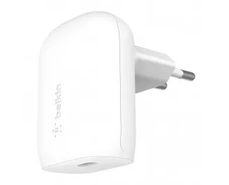 Мережевий зарядний пристрій Belkin BoostCharge USB-C PD 3.0 PPS Wall Charger 30W White (WCA005vfWH)
