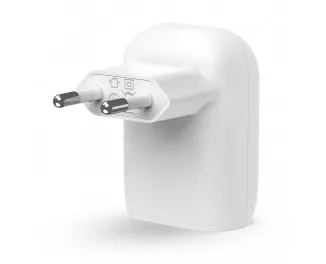 Сетевое зарядное устройство Belkin BoostCharge USB-C Wall Charger 20W + USB-C Cable with Lightning Connector White (WCA005vf1MWH-B5)