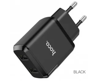 Мережевий зарядний пристрій Hoco N7 Speedy Black