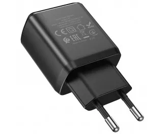 Мережевий зарядний пристрій Hoco N7 Speedy Black