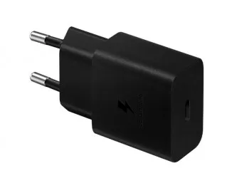 Мережевий зарядний пристрій Samsung 15W PD Power Adapter (w/o cable) Black (EP-T1510NBEGEU)