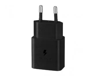 Мережевий зарядний пристрій Samsung 15W PD Power Adapter (w/o cable) Black (EP-T1510NBEGEU)
