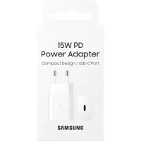 Сетевое зарядное устройство Samsung 15W PD Power Adapter (w/o cable) White (EP-T1510NWE)