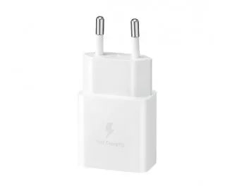 Мережевий зарядний пристрій Samsung 15W PD Power Adapter (w/o cable) White (EP-T1510NWE)