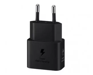 Сетевое зарядное устройство Samsung 25W PD Power Adapter (with Type-C cable) Black (EP-T2510XBEGEU)