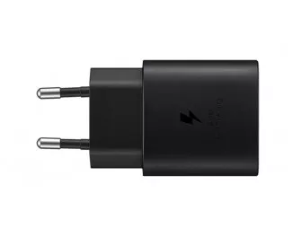 Мережевий зарядний пристрій Samsung 25W PD Power Adapter (with Type-C cable) Black (EP-TA800XBEGRU)
