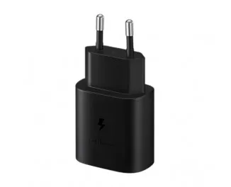 Мережевий зарядний пристрій Samsung 25W PD Power Adapter (with Type-C cable) Black (EP-TA800XBEGRU)