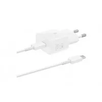 Сетевое зарядное устройство Samsung 25W PD Power Adapter (with Type-C cable) White (EP-T2510XWEGEU)