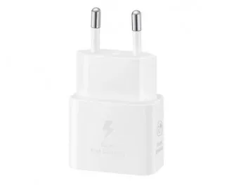 Сетевое зарядное устройство Samsung 25W PD Power Adapter (with Type-C cable) White (EP-T2510XWEGEU)
