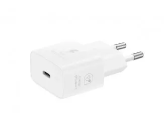 Сетевое зарядное устройство Samsung 25W PD Power Adapter (with Type-C cable) White (EP-T2510XWEGEU)