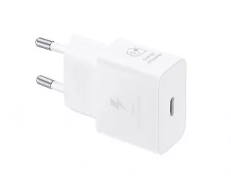 Сетевое зарядное устройство Samsung 25W PD Power Adapter (with Type-C cable) White (EP-T2510XWEGEU)