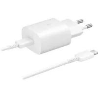 Сетевое зарядное устройство Samsung 25W PD Power Adapter (with Type-C cable) White (EP-TA800XWEGRU)