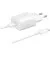 Сетевое зарядное устройство Samsung 25W PD Power Adapter (with Type-C cable) White (EP-TA800XWEGRU)