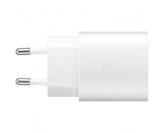 Сетевое зарядное устройство Samsung 25W PD Power Adapter (with Type-C cable) White (EP-TA800XWEGRU)