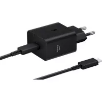 Сетевое зарядное устройство Samsung 45W USB-С + Кабель Type-C to Type-C 1.8м Black (EP-T4511XBEGEU)