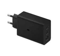 Сетевое зарядное устройство Samsung 65W Power Adapter Trio (w/o cable) Black (EP-T6530NBEGRU)
