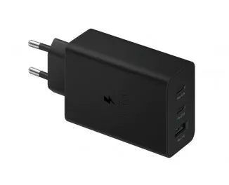 Сетевое зарядное устройство Samsung 65W Power Adapter Trio (w/o cable) Black (EP-T6530NBEGRU)