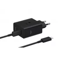 Сетевое зарядное устройство Samsung EP-T5020X 50W Black Type-C to Type-C cable (EP-T5020XBE) (EU)