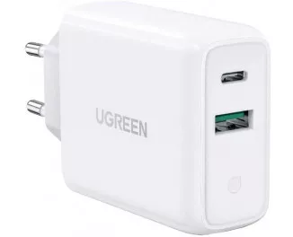 Мережевий зарядний пристрій UGREEN CD170 38W USB-C Wall Charger EU White (UGR-60468)