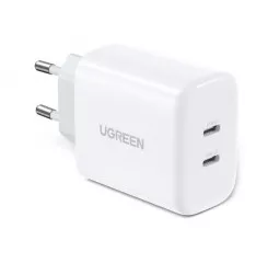 Сетевое зарядное устройство UGREEN CD243 40W USB-C Fast Charger EU White (UGR-10343)
